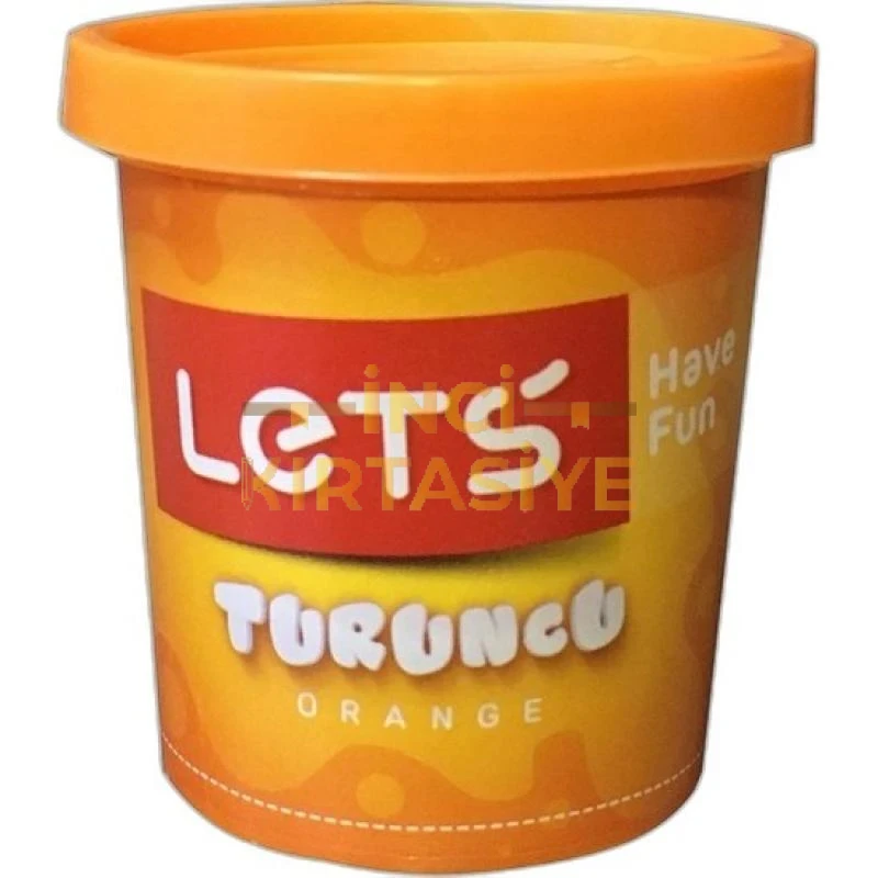 LETS TEK RENK  OYUN HAMURU TURUNCU 150 GR.