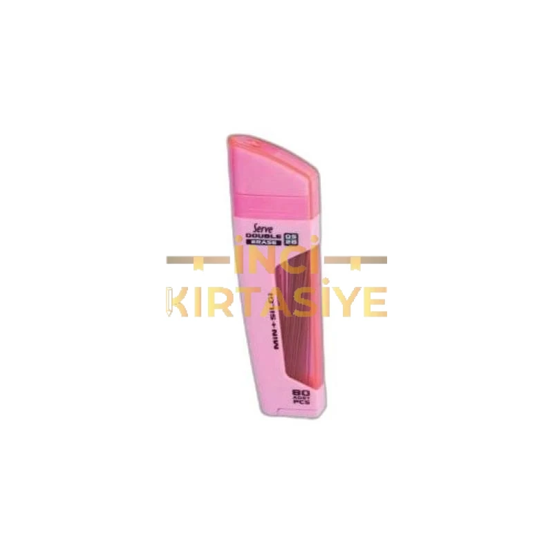 SERVE DOUBLE 0.5 MIN+SİLGİ PASTELPEMBE
