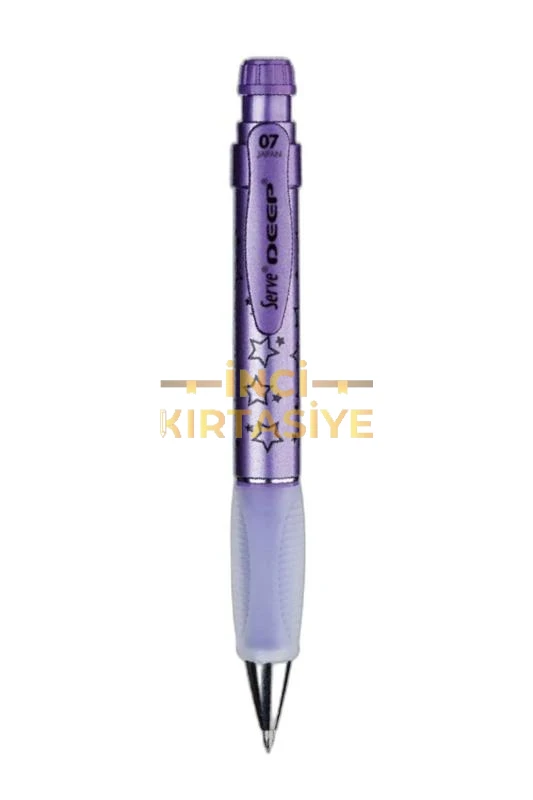 SERVE DEEP DESENLİ MEKANİK 0,7 VERSATİL KALEM METALİK PURPLE STAR