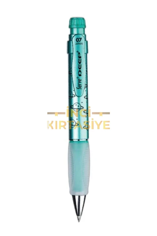 SERVE DEEP DESENLİ MEKANİK 0,7 VERSATİL KALEM METALİK GREEN-PLANET