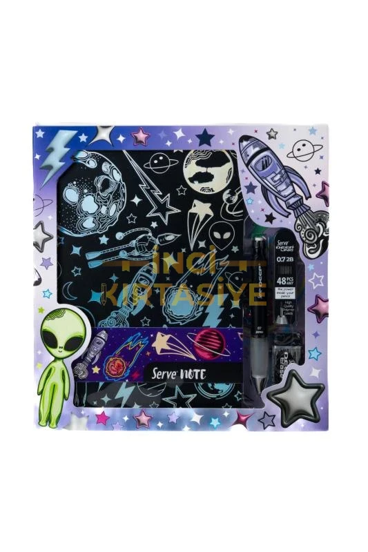 SERVE DEFTER VERSATİL KALEM UÇ SİLGİ SET