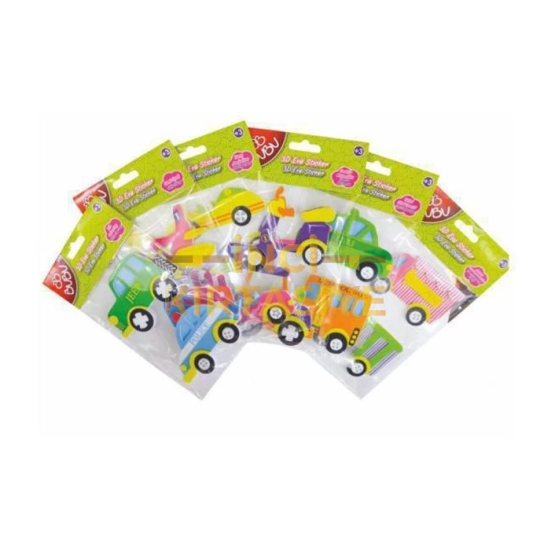 BUBU ST007 3D EVA STİCKER TRAKTÖR-MOTOSİKLET