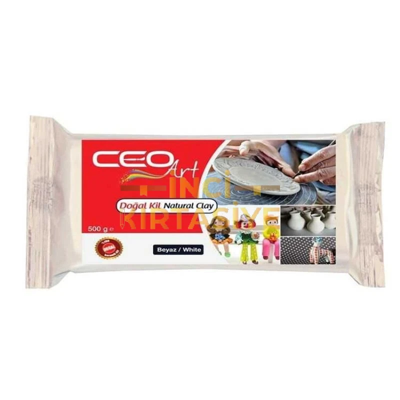 CEOART DOĞAL KİL BEYAZ 500 GR.