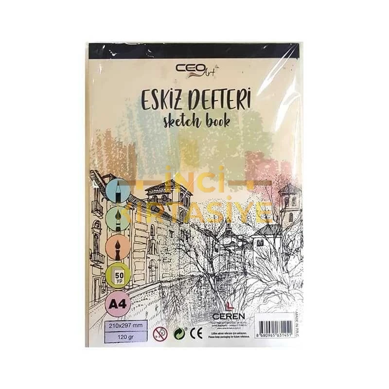 CEOART ESKİZ DEFTER A5 120GR 50 YP.