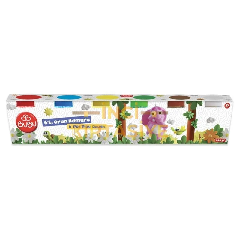 BU-BU BUYUK OYUN HAMURU 6'LI (6X100GR.)
