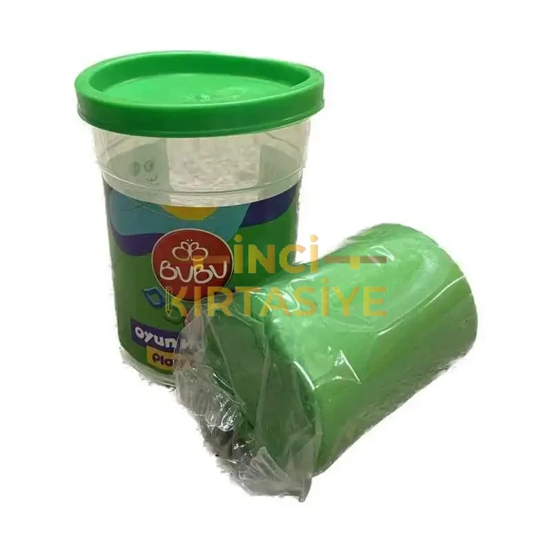 BU-BU OYUN HAMURU TEK RENK YEŞİL 125 GR.