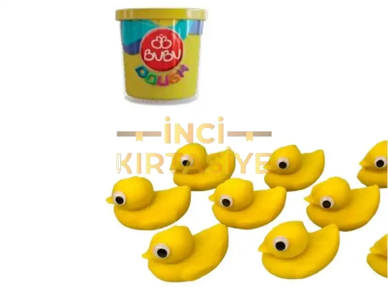 BU-BU OYUN HAMURU TEK RENK SARI 125 GR
