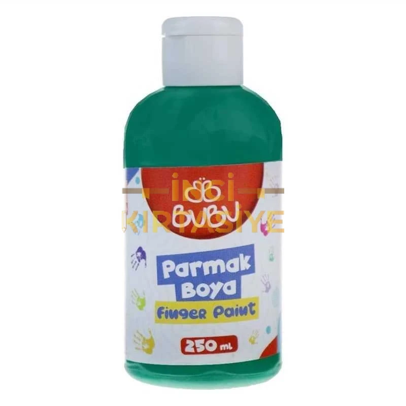 BU-BU PARMAK BOYA 250 GR. YEŞİL