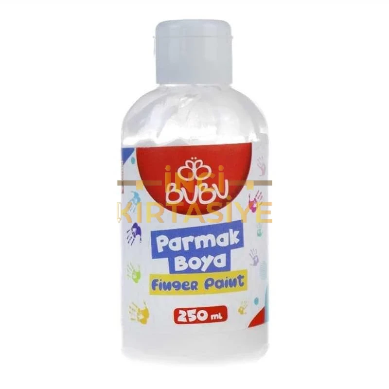 BU-BU PARMAK BOYA 250 GR. BEYAZ