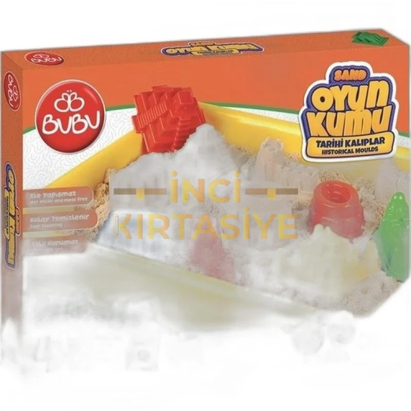 BU-BU OYUN KUMU BÜYÜK HAVUZLU TARİHİ KALIPLAR 1000 GR.