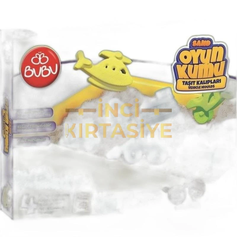 BU-BU OYUN KUMU BÜYÜK HAVUZLU ARAÇ KALIPLAR 1000 GR.