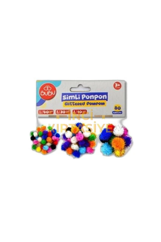 BU-BU SİMLİ PONPON KARIŞIK 80'Lİ