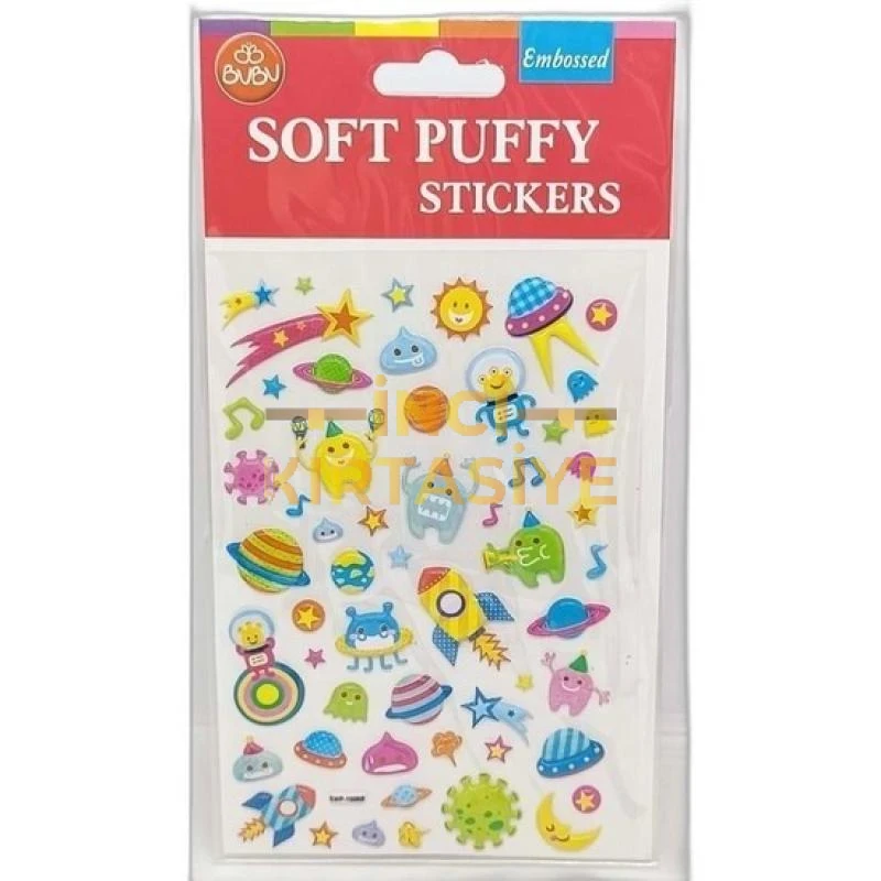 BU-BU SOFT PUFFY STICKERS SPACE 10,9X20,5