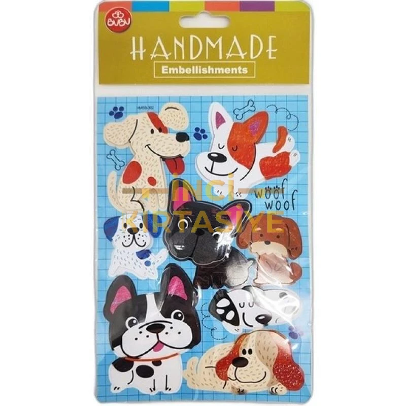 BU-BU HANDMADE STICKERS KOPEKLER 12,5X23,5