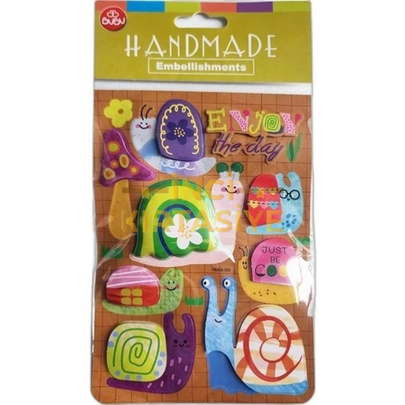 BU-BU HANDMADE STICKERS SALYANGOZLAR 12,5X23,5
