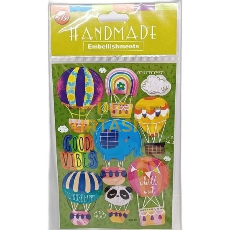BU-BU HANDMADE STICKERS BALONLAR 12,5X23,5