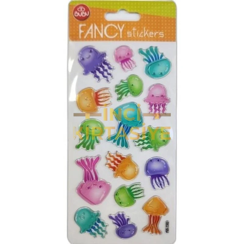 BU-BU DAMLA STICKERS FUNCY AHTAPOT 9X20