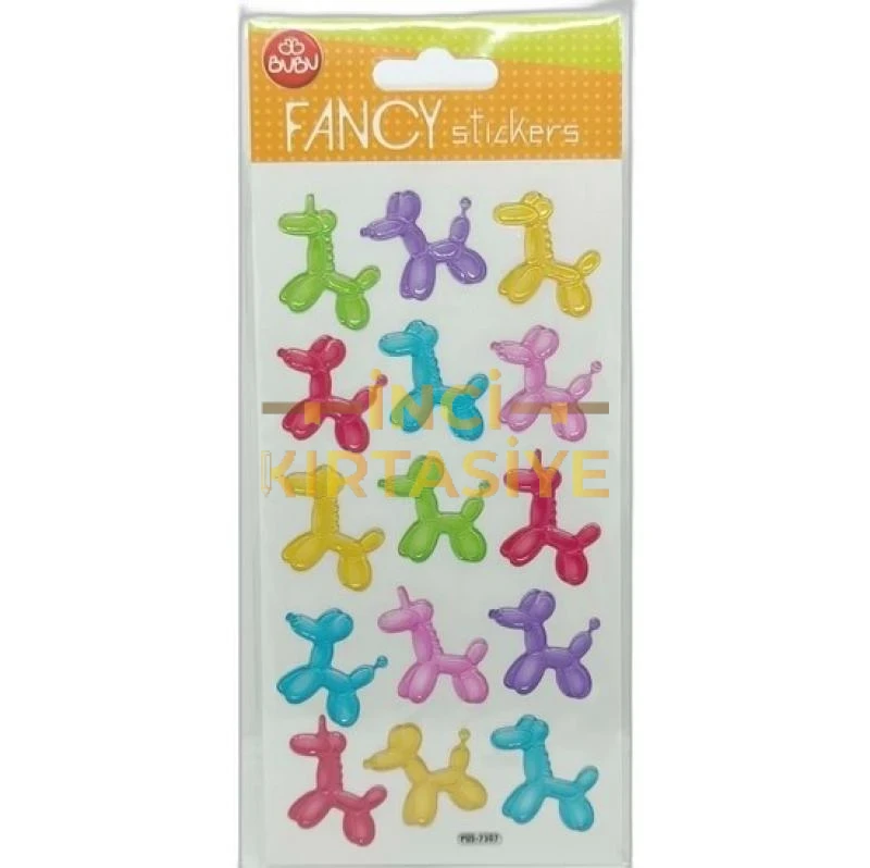 BU-BU DAMLA STICKERS FUNCY KOPEKLER 9X20