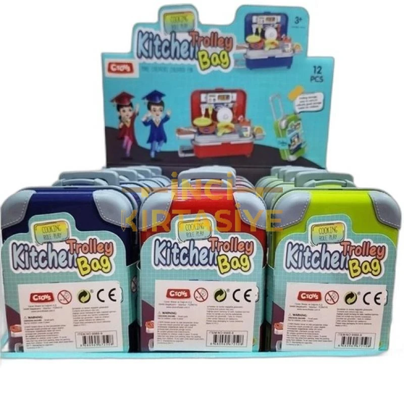 MİNİ ÇEKÇEKLİ MUTFAK ÇANTASI