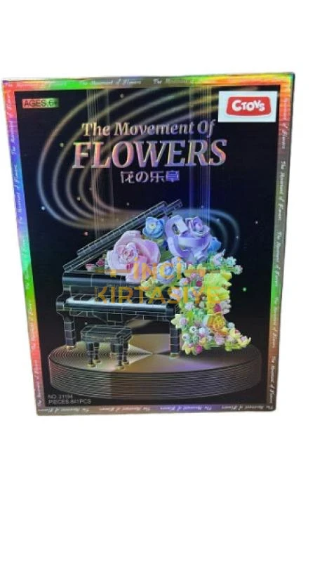 CTOYS ÇİÇEKLİ PİYANO BLOCK LEGO 841 PARÇA