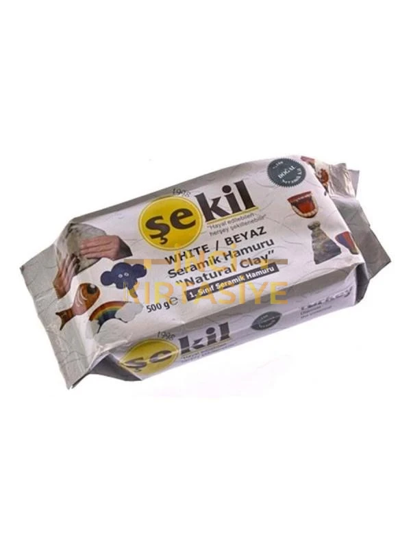 ŞEKİL BEYAZ KİL HAMURU 500GR