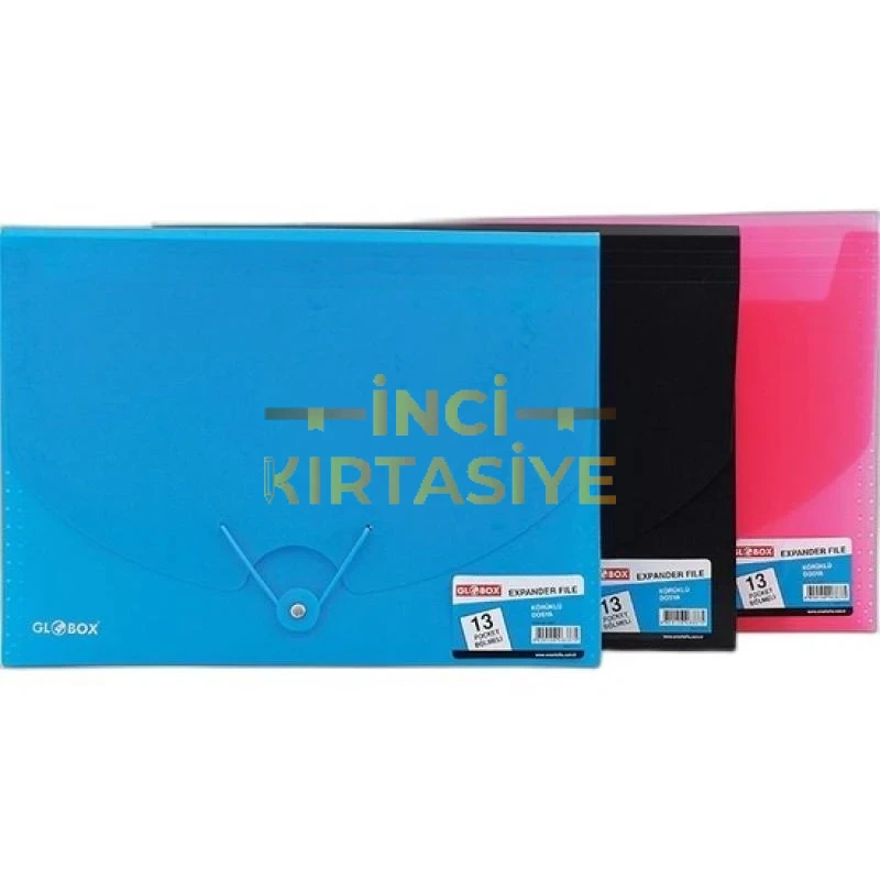 GLOBOX 13 CEPLİ KÖRÜKLÜ DOSYA