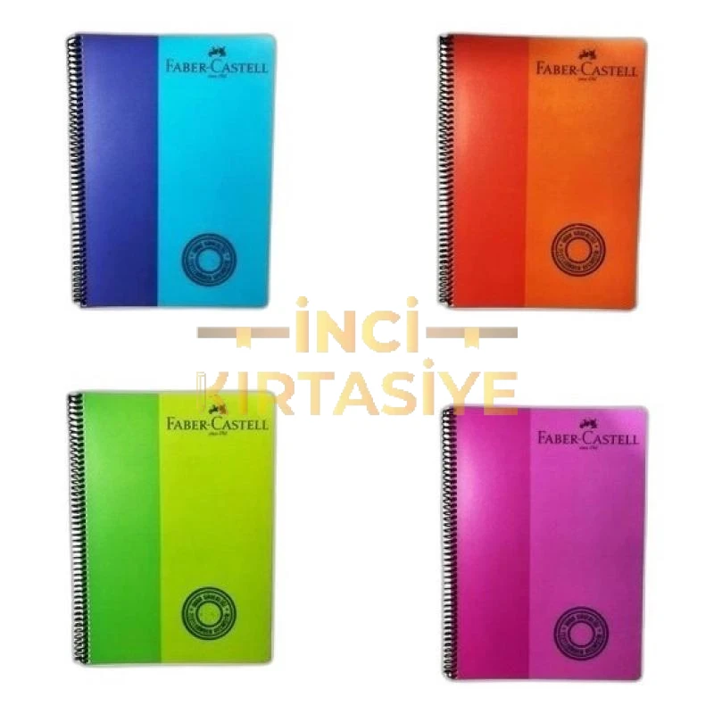 FABER-CASTELL BİCOLOR SP PP A4 60 KARELİ DEFTER
