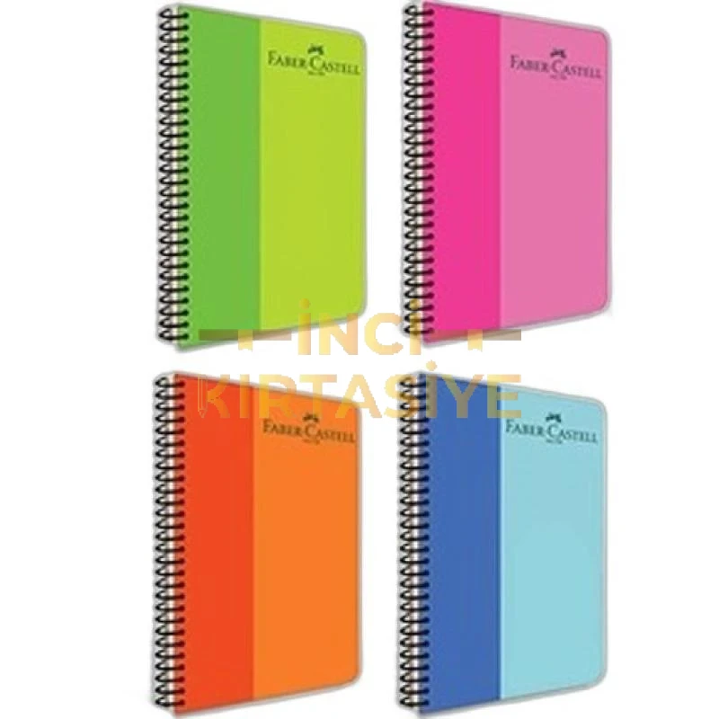 FABER-CASTELL PP KPK BİCOLOR SPİRALLİ 80 YP KAR
