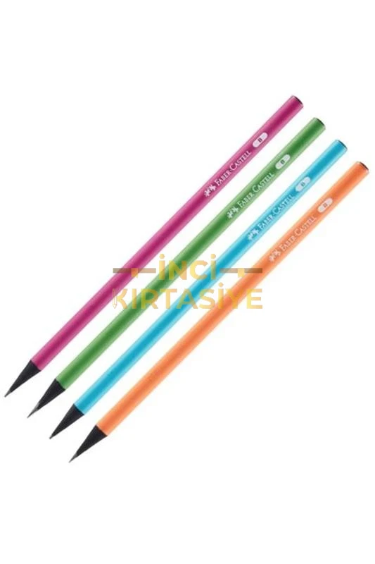 FABER-CASTELL SİYAH LATA NEON KURŞUN KALEM