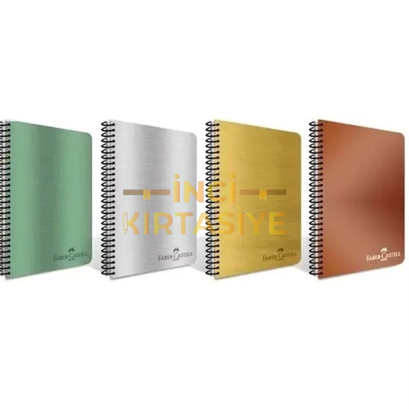 FABER-CASTELL METALİK PP SP A4 120 YAPRAK ÇİZGİLİ DEFTER