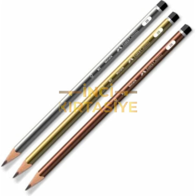 FABER-CASTELL MERCANLI METALİK 2B KURŞUN KALEM