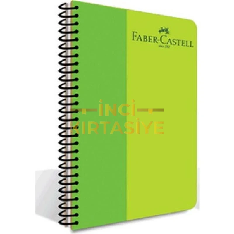 FABER-CASTELL A4 PLASTİK KAPAK SPİRALLİ 60 YAPRAK KARELİ DEFTER