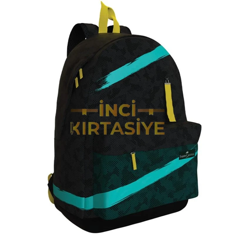 FABER-CASTELL SIRT ÇANTASI 1 TURKUAZ-SİYAH