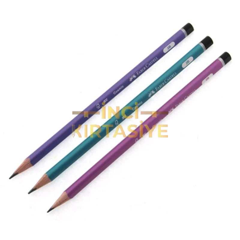 FABER CASTELL KOZMIK MERCANLI KURŞUN KALEM 2B