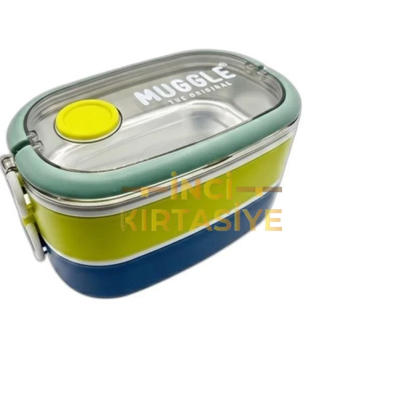 MUGGLE MS-08 (304 PASLANMAZ ÇELİK) ÇİFT KATLI YEMEK KABI
