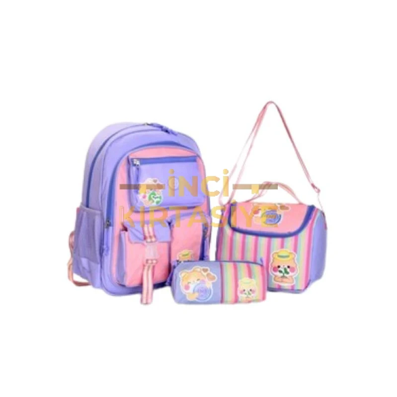 MUGGLE 3 LÜ ÇANTA SETİ KAWAİİ BEAR 2026 MU-5917