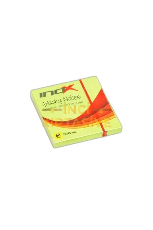 İNOX 75X75 80YP YAPIŞKAN NOTLUK YEŞİL