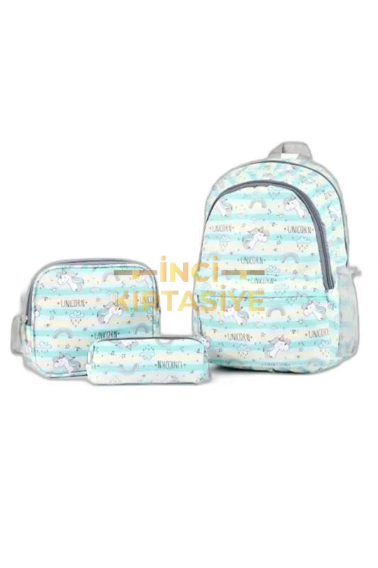 CAMBRİDGE POLO İLKOKUL ÇANTA+BESLENME+KALEMLİK 3LÜ SET