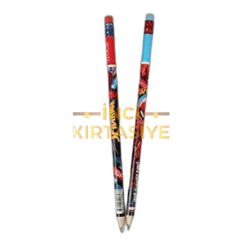 SPIDERMAN SİLGİLİ KURŞUN KALEM WEB 48'Lİ