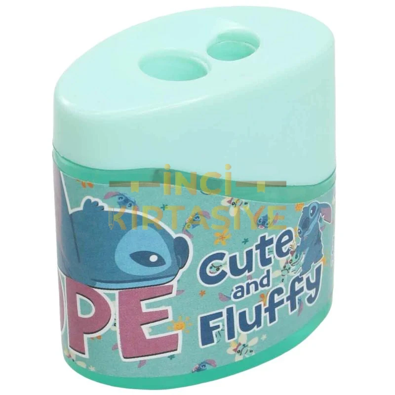 DİSNEY STİTCH HAZNELİ ÇİFT BIÇAKLI LİME KALEMTRAŞ