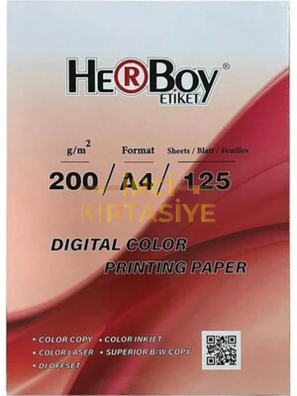 HERBOY GRAMAJLI KAĞIT A4 200 GRAM