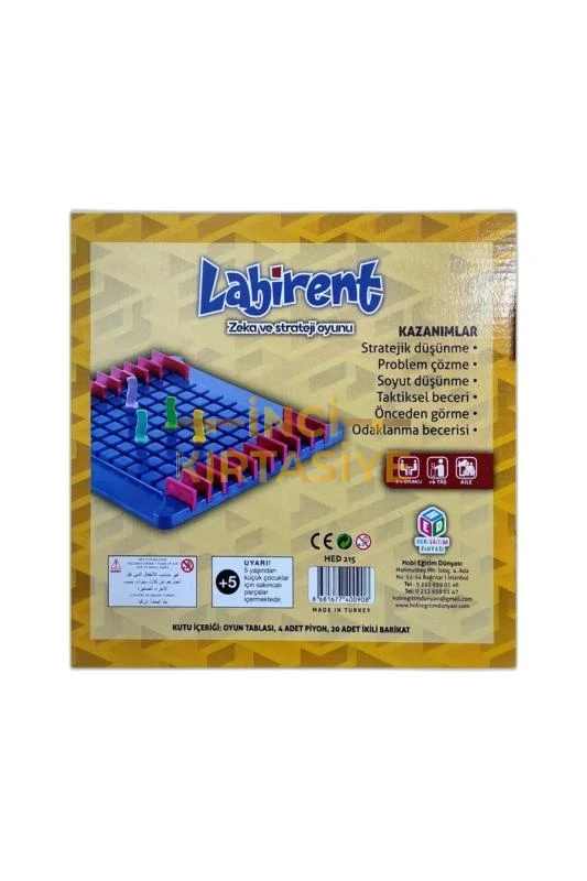HED 215 LABİRENT OYUNU (KORİDOR)