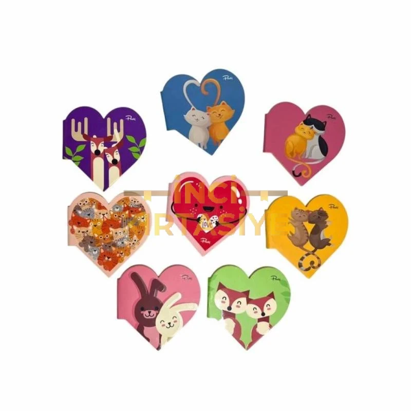 PRESTİJ KALPLİ DEFTER