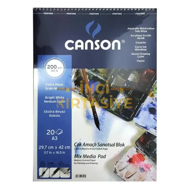 CANSON ÇOK AMAÇLI RESIM BLOKLARI