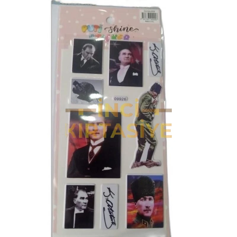 PUTİ SHINE STICKER-ATATÜRK