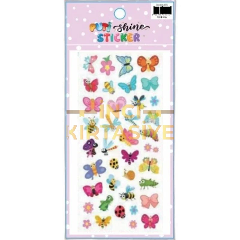 PUTİ SHINE STICKER-KELEBEKLER