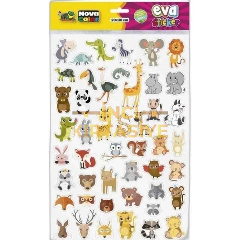 N.COLOR EVA 20X30 YAPIŞKANLI STICKER