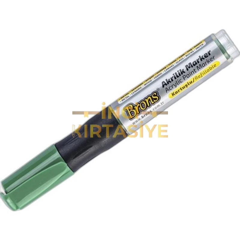 BRONS AKRİLİK MARKER YEŞİL