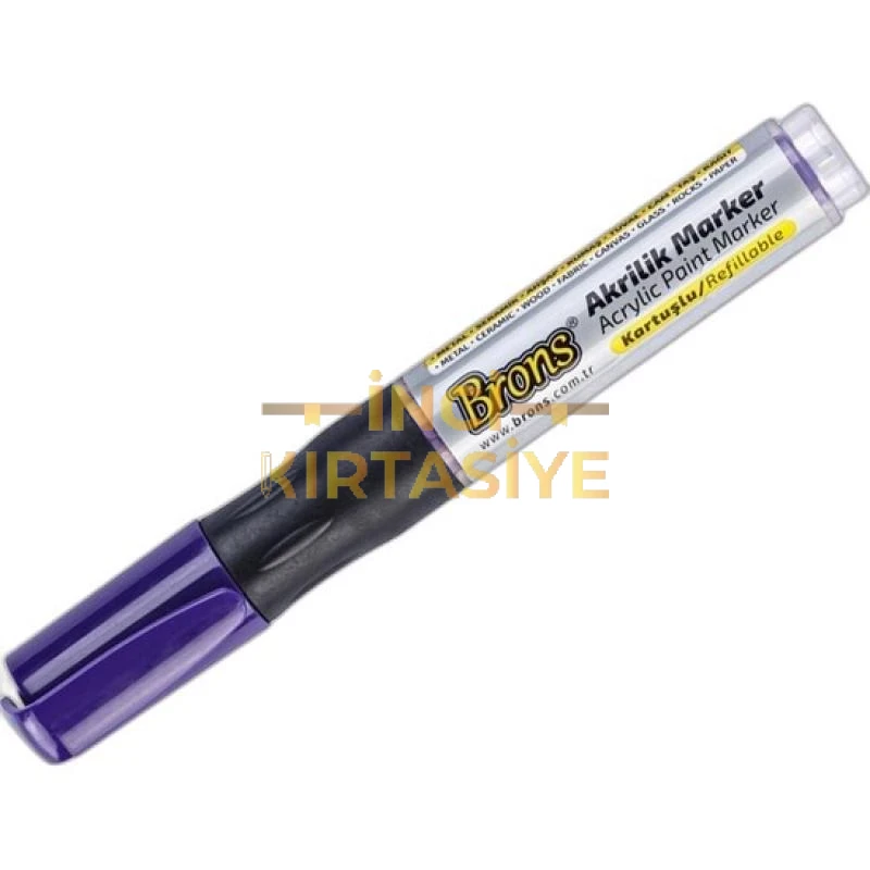 BRONS AKRİLİK MARKER MOR