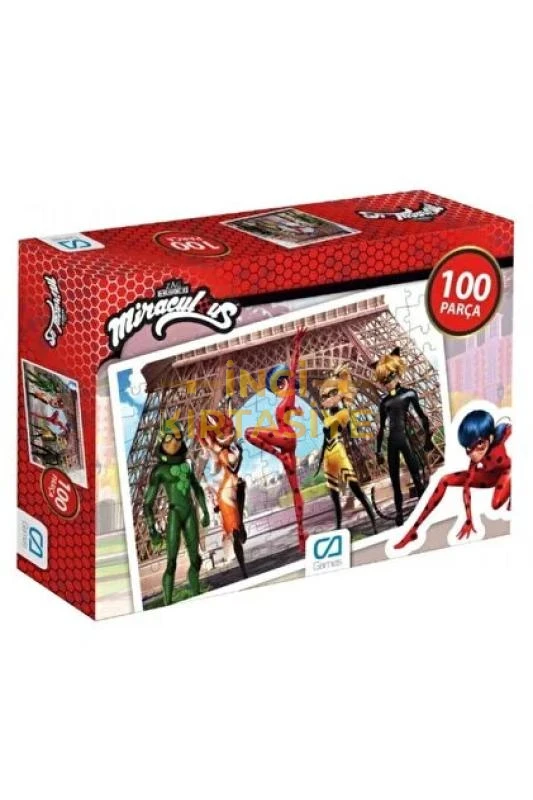 CA GAMES MİRACULOUS 100 PARÇA YAPBOZ